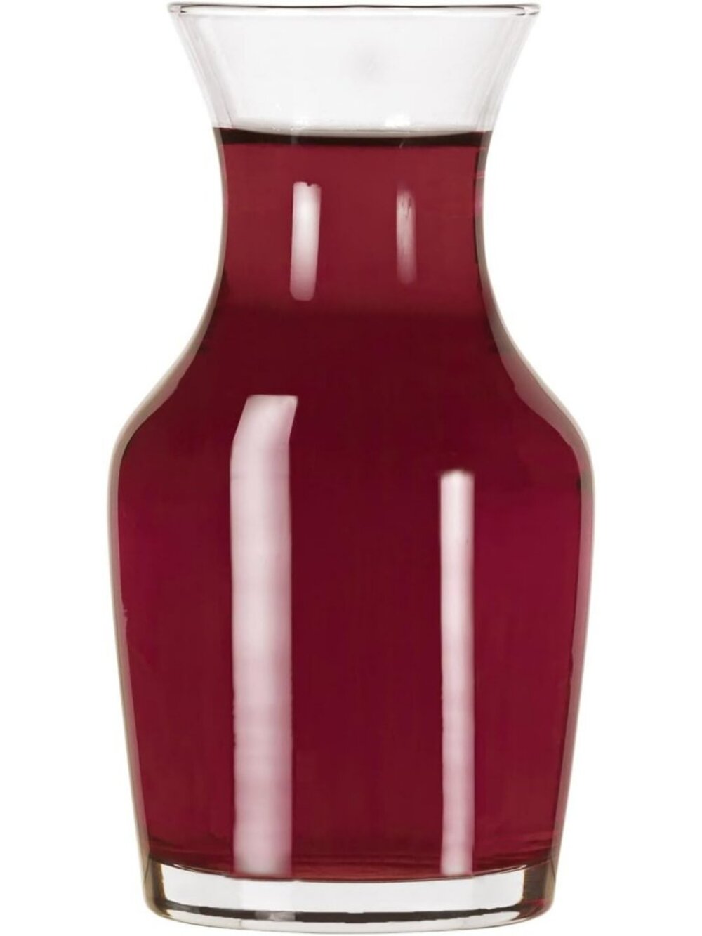 Elegant Clear Glass Carafe - 6 Oz Capacity, Perfect for Serving Drinks, 36 Pack